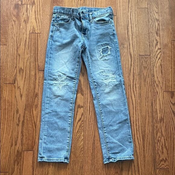 Old Navy Other - Old Navy 360 Stretch Distressed Jeans Light Wash Boy’s Sz 10 Slim